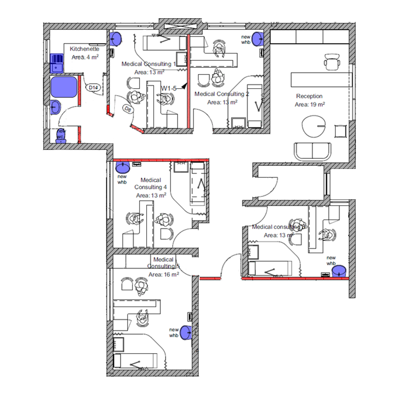 Consultation rooms